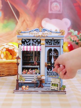 七夕必备!CuteBee木质小屋拼插玩具,DIY超浪漫! #CuteBee好物 #木质小屋模型 #DIY木质小屋 #拼插模型 #DIY拼插模型