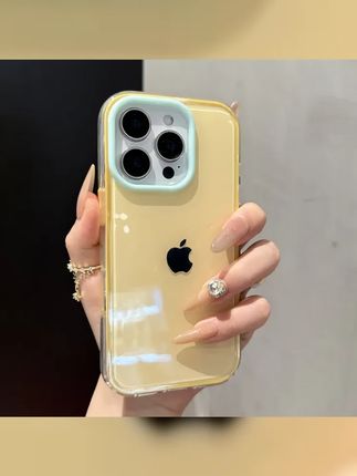 ins高颜值撞色果冻亮面适用苹果16Pro手机壳iPhone15简约14 13女 #种草 #手机壳 #美出高级感 #这个手机壳真的长在我心巴上了 #仙女必备