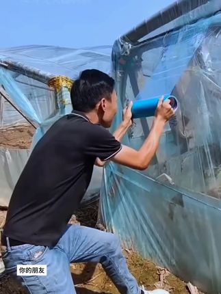 加厚大棚胶带塑料薄膜修补专用胶带农业大棚PO膜屋滴薄膜透明蓝色#大棚胶带 #薄膜修补 #农业大棚 #加厚胶带 #PO膜修补