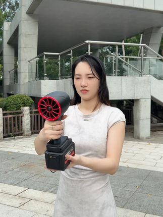 推荐鼓风机超强力鼓风机涡轮风扇 #强力大功率吹风机 #大功率高速吹风机#锂电大功率鼓风机