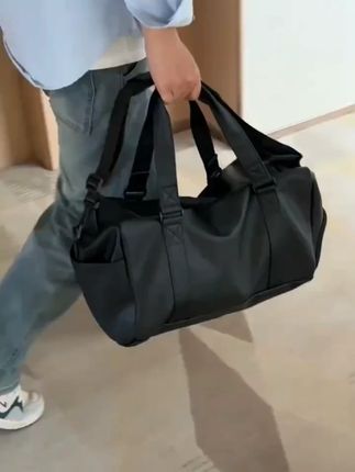HLA/海澜之家男士短途出差旅行包轻便大容量手提包鞋仓单肩斜 #大容量手提包 #大容量手提包推荐 #大容量手提包斜挎包 #海澜之家手提袋