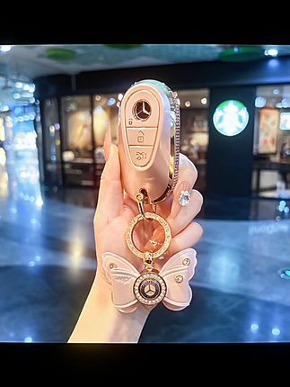 2025款奔驰C260L钥匙套C300L扣C200L壳女士汽车用品E300L包新C级#奔驰钥匙套 #女士汽车用品 #2025款奔驰C级 #汽车钥匙保护套 #新款钥匙套