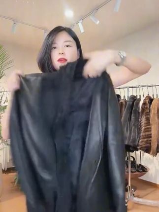 277TANTAN 百搭显瘦气质韩版长款皮衣2456, #秋冬穿搭 #老谭私服 #显瘦穿搭 #遮肉显瘦遮肉减龄