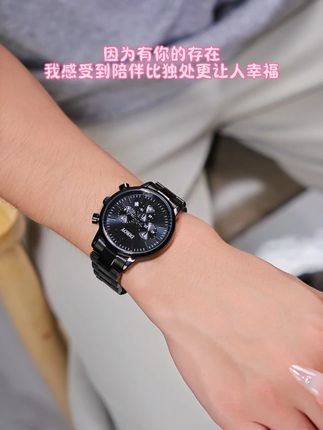 #七夕 送他Diroy手表,是因为它的广告语:“一生只做一件事,一生只爱一个人”#七夕礼物#Diroy黑武士#送男友的礼物#手表