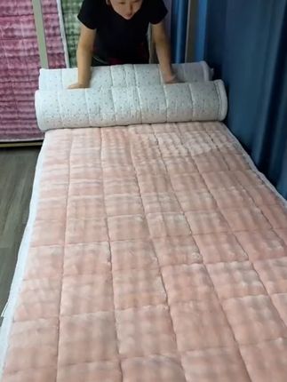 牛奶泡泡绒床垫床褥床盖家用学生宿舍保暖防滑铺底床护软垫子#牛奶泡泡绒床垫 #家用床垫 #宿舍床垫 #保暖防滑 #舒适床垫