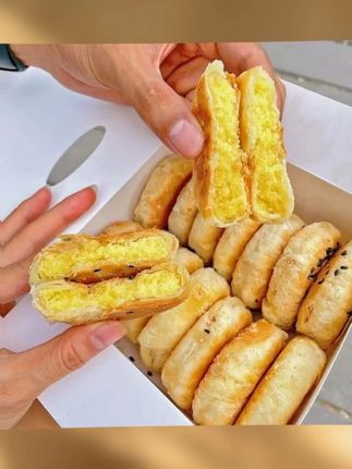 【超值2斤】老式板栗酥饼正宗传统糕点板栗酥月饼代餐网红零食整 #板栗酥饼 #糕点美食