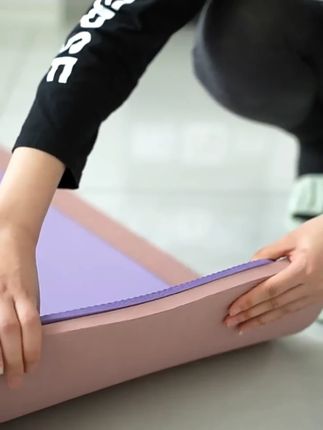 加厚瑜伽垫防滑健身加宽加大女生初学者家用跳操减震静音地垫环保加厚瑜伽垫防滑健身加宽加大女生初学者家用跳操减震静音地垫环保
