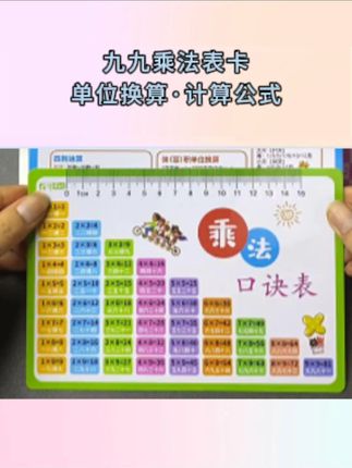 九月份上#二年级 要学习乘除法和单位换算了,准备这这套知识卡片,暑假让孩子读一读,背一背,搭配每日30题口算卡,打好数学基础功#小学数学 #乘法口诀 #学习用品 #九九乘法表