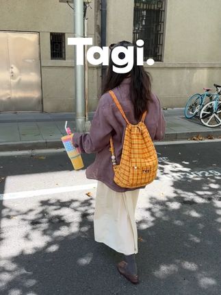 Tagi.Tanghulu抽绳双肩包 一眼亮色超灵动 适配百变出行风格! #Tagi #双肩包 #小众设计感 #大容量包包