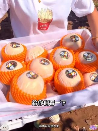 莱阳的第一口秋月梨,个大饱满,脆甜多汁,很润很爽口,水分很足!#三农#口感特别好#新鲜应季水果