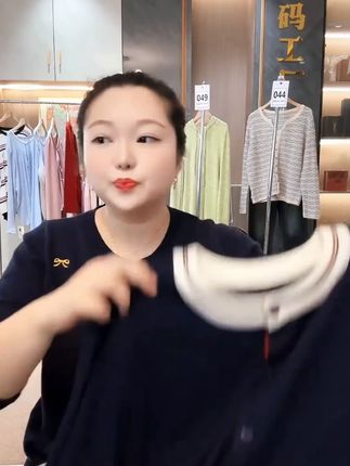 开衫女秋冬法式圆领宽松大码北极绒针织衫长袖外套#爆款热卖中