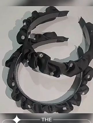 赵LU思同款发箍女早春高颅顶复古法式网红2023年气质蕾丝优质合金#发箍 #复古风 #头饰