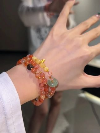 三圈真的太好看了 #水晶手链 #天然水晶