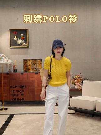 SHIIEELL【经典Polo】经典老钱风棉纱刺绣修身 #秋款穿搭 #POLO衫 #单穿内搭都好看 #通勤搭配 #姣爷穿搭