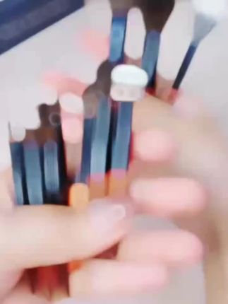 迷你8支小号mini便携化妆刷套装动物毛腮红眼影刷遮瑕旅行装送包#化妆刷 #迷你化妆刷 #旅行化妆刷 #便携好物 #美妆工具