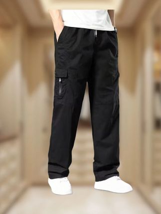 #男士休闲裤 #工装裤 #男士穿搭 #百搭裤子 #多口袋工装裤
