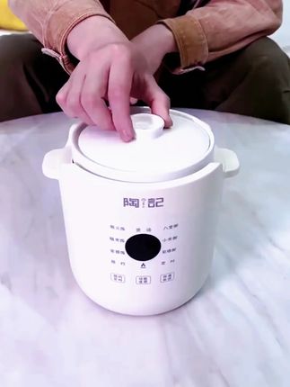 0零涂层陶瓷内胆电饭煲 单人1人用小型迷你煮饭锅 煲汤煮粥电饭锅#电饭锅 #好物推荐🔥 #好物
