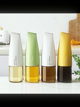 (宠粉福利)玻璃油壶厨房家用自动开合酱油醋油罐油瓶油壶防漏控油#玻璃油壶 #自动开合油壶 #厨房油瓶 #防漏控油 #家用油壶