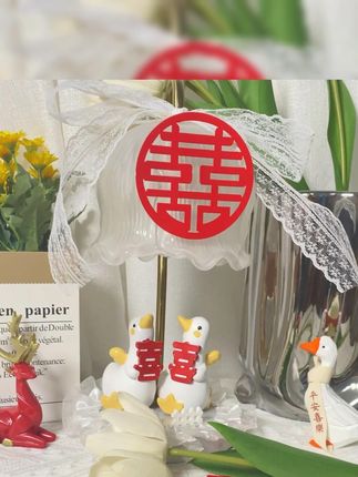 超可爱结婚台灯,作婚房床头灯或陪嫁礼超合适! #新人长明灯 #订婚礼物灯 #订婚礼物 #结婚台灯 #长明灯
