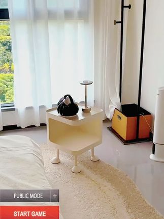 #在抖音入手的好东西 小户型卧室救星!没有比这更合适的床头柜,简约设计收纳空间大 #卧室收纳 #边几 #简约风 #小型床头柜 小型床头柜简约可移动小边几家用卧室铁艺床头置物架床头柜替代品