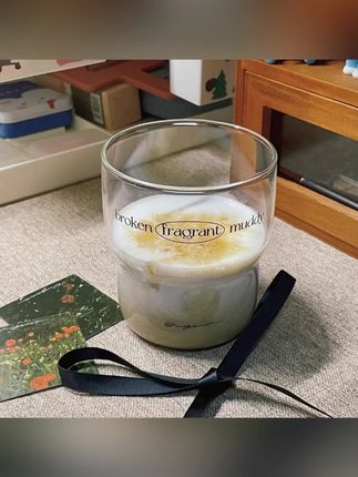 高颜值高硼硅ins日式大容量玻璃咖啡杯简约耐热早餐牛奶杯玻璃杯#玻璃咖啡杯 #高硼硅材质 #耐热杯子 #早餐杯 #日式咖啡杯