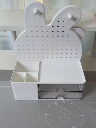 叁时家桌面洞洞板置物架办公室学生宿舍书桌笔筒桌上抽屉收纳盒#桌面收纳 #洞洞板置物架 #办公室好物 #学生宿舍收纳 #叁时家好物