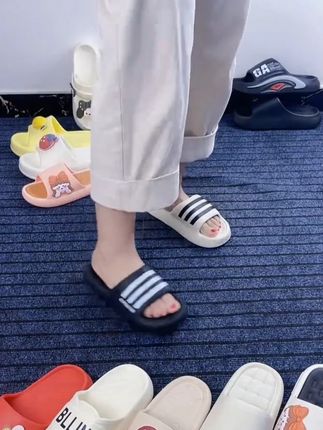 三道杠厚底凉拖鞋网红时尚休闲拖鞋 #三道杠 #厚底凉拖鞋 #时尚休闲拖鞋 #拖鞋 #好鞋推荐