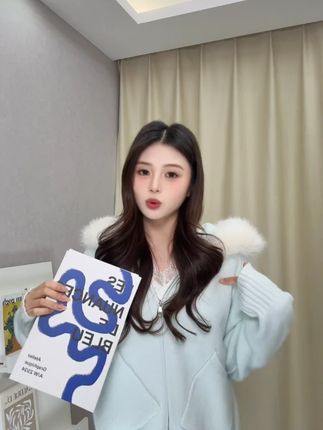 【韩系甜美连帽针织毛衣开衫外套女小个子秋冬2025新款慵懒软 #今天穿什么 #穿搭 #女装 #反季羽绒服 #小个子显高显瘦穿搭