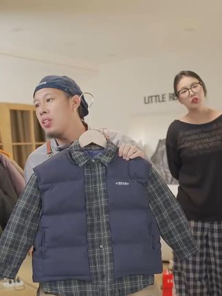 冬季 新款 两件套 马甲+棉衬衫 #棉服 #棉服外套 #棉服穿搭 #萌娃穿搭 #ootd穿搭