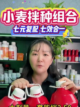 七元复配,七效合一小麦拌种剂,厂家直发。#小麦拌种剂#小麦拌种剂大包装