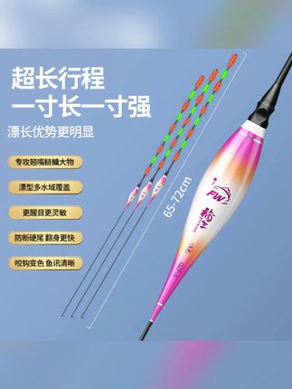 加粗款醒目款行程大物夜光漂硬尾日夜两用翘嘴鲢鳙黑坑专用夜光漂#钓鱼装备 #夜光漂 #黑坑钓鱼 #日夜两用 #大物钓