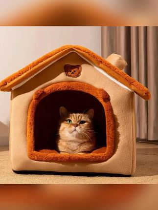 #郝邵文 推荐 【可拆洗】猫窝狗窝封闭式可爱保暖房子猫窝冬天加厚小型狗窝猫咪#保暖狗窝 #狗窝 #小型狗窝 #保暖猫窝