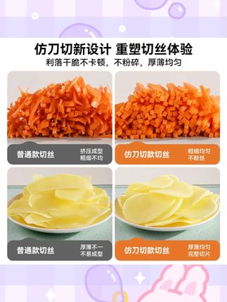 郭老怪新款仿刀切土豆萝卜擦丝器手动式多功能切菜器切片切丝器#切菜器 #擦丝器 #多功能厨具 #厨房好物 #郭老怪切菜器