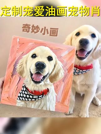 宠物画像盲盒 #宠物画像盲盒 #柯基 #宠物油画 #萌宠好物