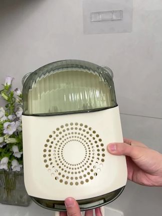 小熊筷子筒收纳盒餐具置物架稳固壁挂防霉沥水壁挂式带盖防尘筷笼#小熊筷子筒 #餐具收纳 #壁挂筷笼 #防霉筷笼 #防尘筷笼