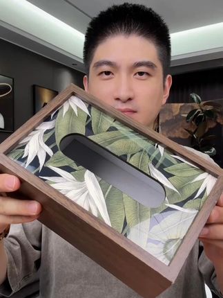 #纸巾盒 #抽纸盒 #木质纸巾盒