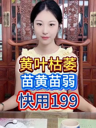 黄叶枯萎 苗黄苗弱快用199 #三农 #农业种植 #种植技术 #增产增收