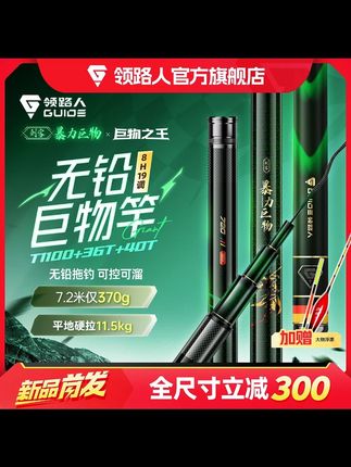 领路人刺客暴力巨物竿8H19调湖库大物鲢鳙鱼竿超轻超硬 #领路人刺客鱼竿 #无铅巨物竿 #领路人刺客 #超轻超硬钓鱼竿 #钓鱼人