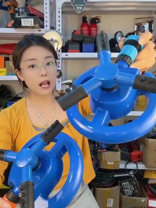 360度旋转喷水喷头菜园自动浇水洒水器园林绿化喷淋头屋顶喷水器 #好物种草