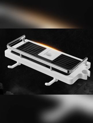 免打孔淋浴杆花洒置物架托盘卫生间厕所肥皂盒浴室香皂盒收纳盒 #皂盒收纳盒 #花洒置物架 #肥皂盒