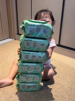 湿厕纸只有0次和无数次!三伏天擦完清清爽爽,很舒服!#厕纸还是湿的好 #清凉一夏 #德佑 #艾草#三伏天 111