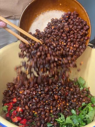 在家炒家常菜特别下饭的贵州风味豆豉 #下饭神器 #风味豆豉