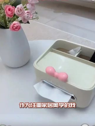 橱明星多巴胺纸巾盒多功能桌面收纳家用客厅高档轻奢抽纸盒