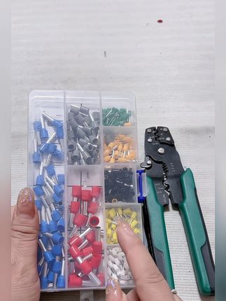 抢购300个端子和多功能钳,用于冷压快速接线的VE管型预绝缘接头铜鼻子 #电工 #接线端子 #冷压端子 #五金工具 @DOU+小助手 @DOU+上热门 @巨量千川