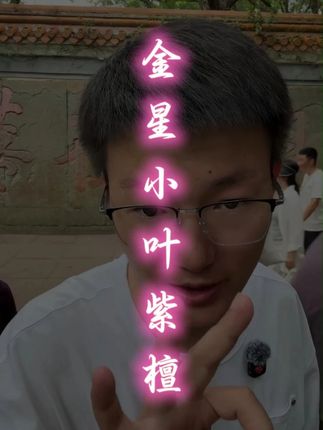 颗颗带金星的小叶紫檀,你见过吗?