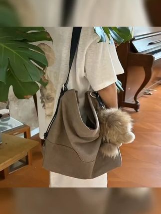 #包包推荐 #托特包 #包包种草 #女包 #轻奢包包 【Jennie同款】L家 做旧托特 超大容量松弛感慵懒斜跨女包