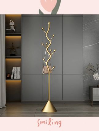 火南北轻奢挂衣架衣架子落地式挂衣服卧室家用客厅立式简易衣帽架#家居好物 #挂衣架 #落地式 #卧室家具 #客厅装饰