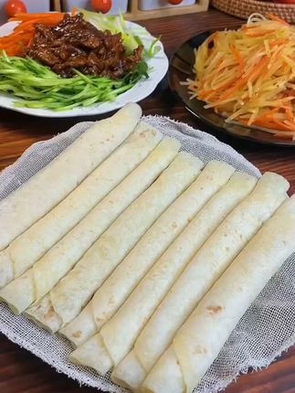 香产产烙馍春饼河南手工烫面薄饼手抓饼单饼小饼酱卷饼正宗春饼皮#香产产烙馍春饼 #河南手工春饼 #春饼皮 #卷饼食材 #手工薄饼