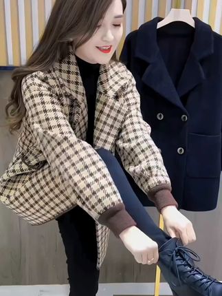 #格子外套 #中长款外套 #秋季新款 #好物推荐