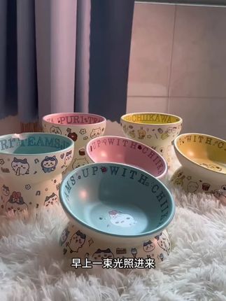 #陶瓷宠物碗 #萌宠好物 #好物推荐 #猫猫狗狗 #养宠人的治愈谁懂啊 姐妹们起来喂猫啦